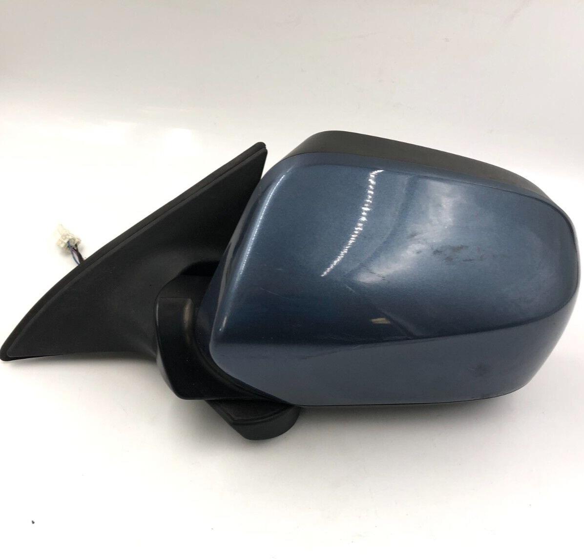 2011-2014 Subaru Legacy Driver Side View Power Door Mirror Blue OEM A01B04030