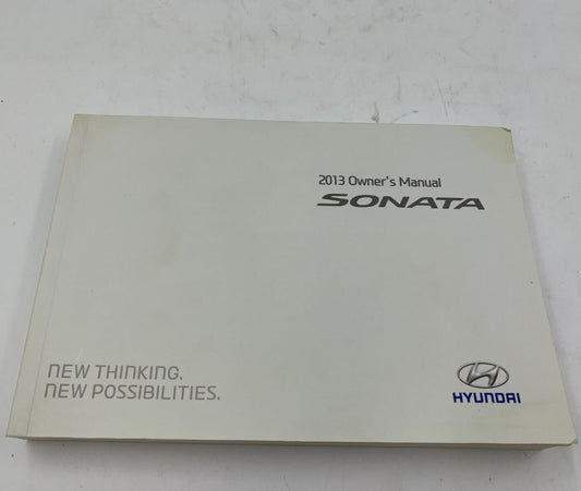 2013 Hyundai Sonata Owners Manual OEM G02B52045