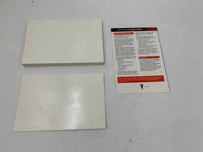 2004 Pontiac Grand Am Owners Manual Set OEM G02B52046