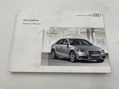 2010 Audi A4 Sedan Owners Manual Set with Case OEM G02B52050