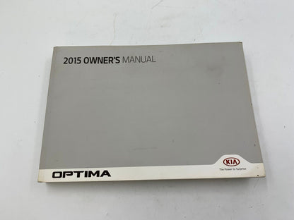 2015 Kia Optima Owners Manual Handbook Set with Case OEM G01B07069