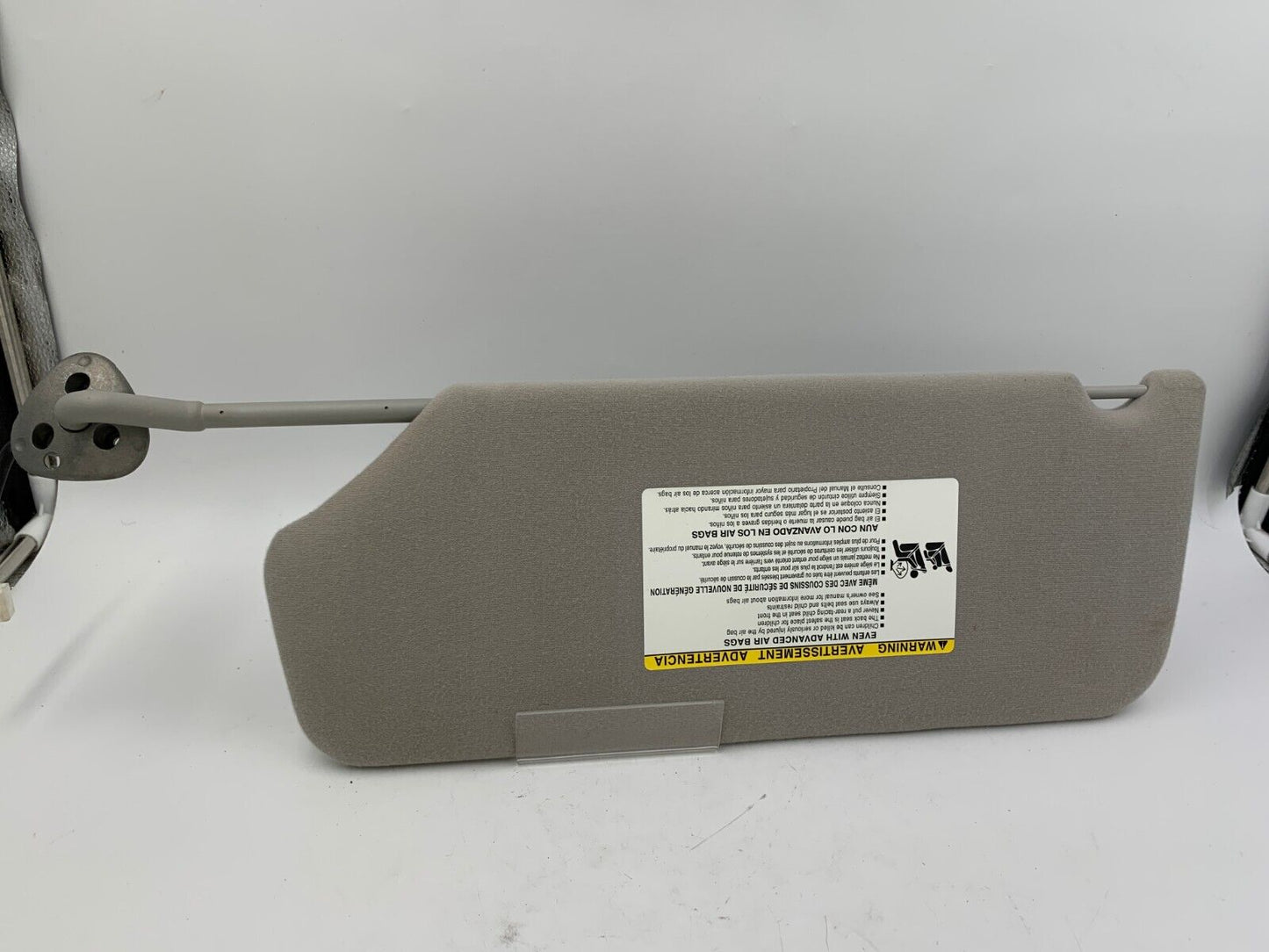 2011-2014 Toyota Sienna Passenger Sun Visor Sunvisor Gray OEM G01B07072