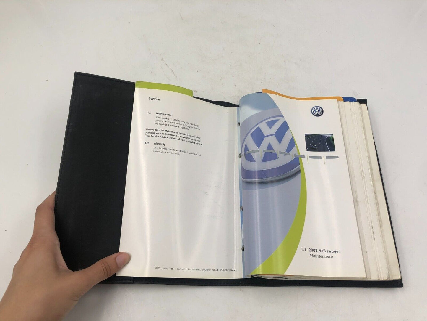 2002 Volkswagen Jetta Owners Manual Set with Case OEM H03B41026