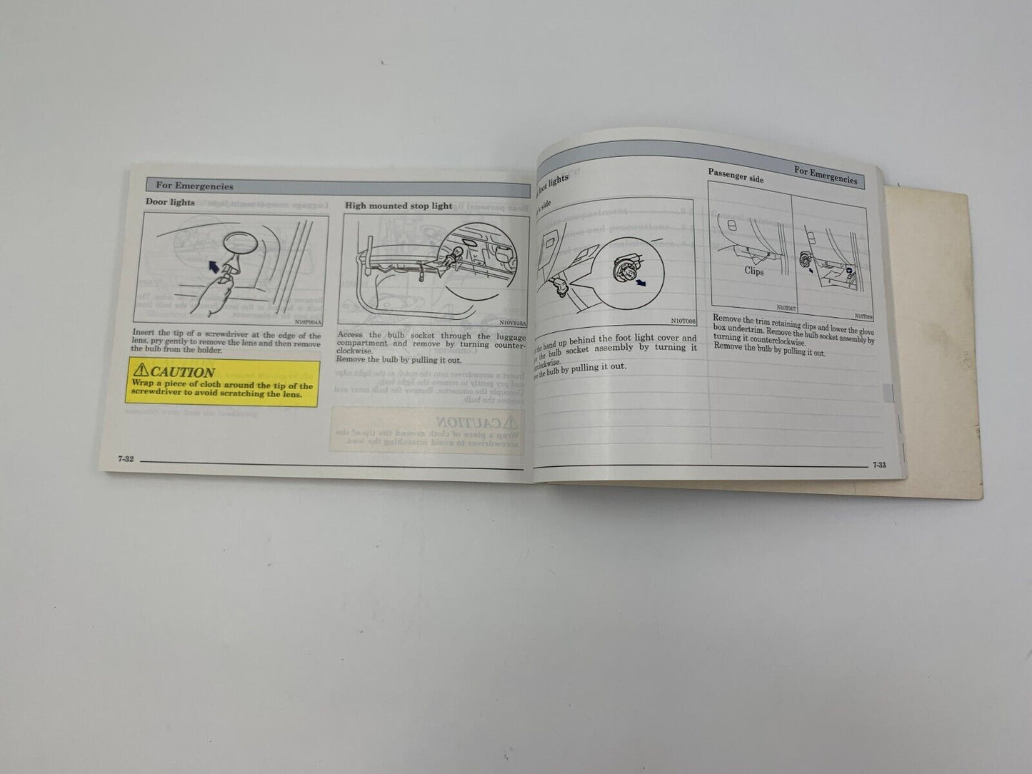 2001 Mitsubishi Diamante Owners Manual Handbook OEM B04B33044