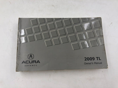 2009 Acura TL Owners Manual Handbook Set with Case OEM A03B14040