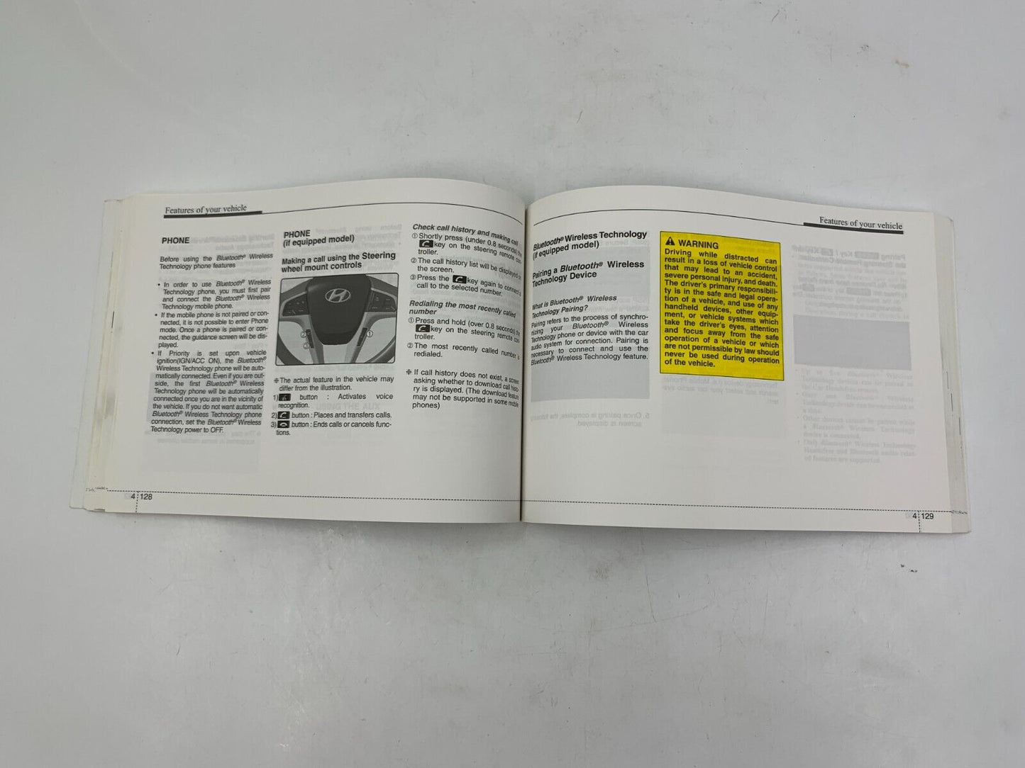 2014 Hyundai Accent Owners Manual Handbook OEM A01B34036