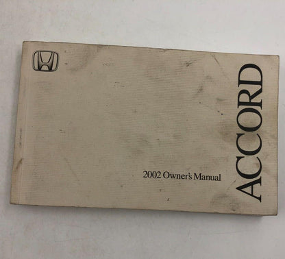 2002 Honda Accord Owners Manual Handbook OEM A02B24022