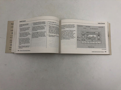 2002 Honda Accord Owners Manual Handbook OEM A02B24022