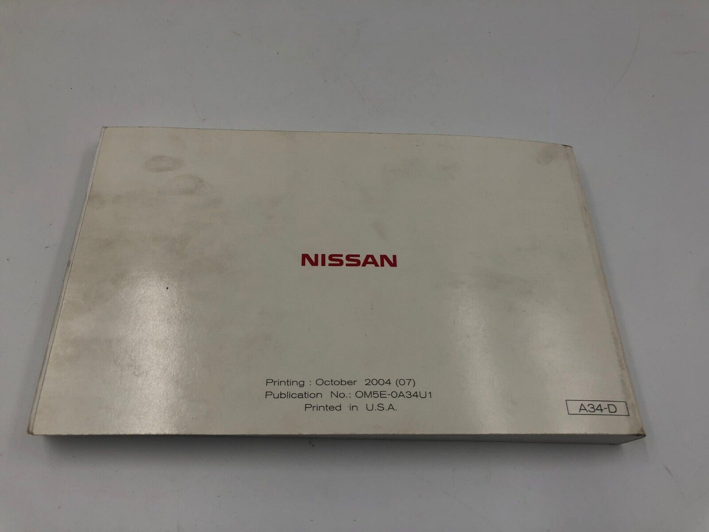 2006 Nissan Altima Owners Manual Handbook with Case B04B30030