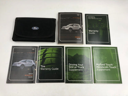 2011 Ford Explorer Owners Manual Handbook Set with Case OEM D03B27023