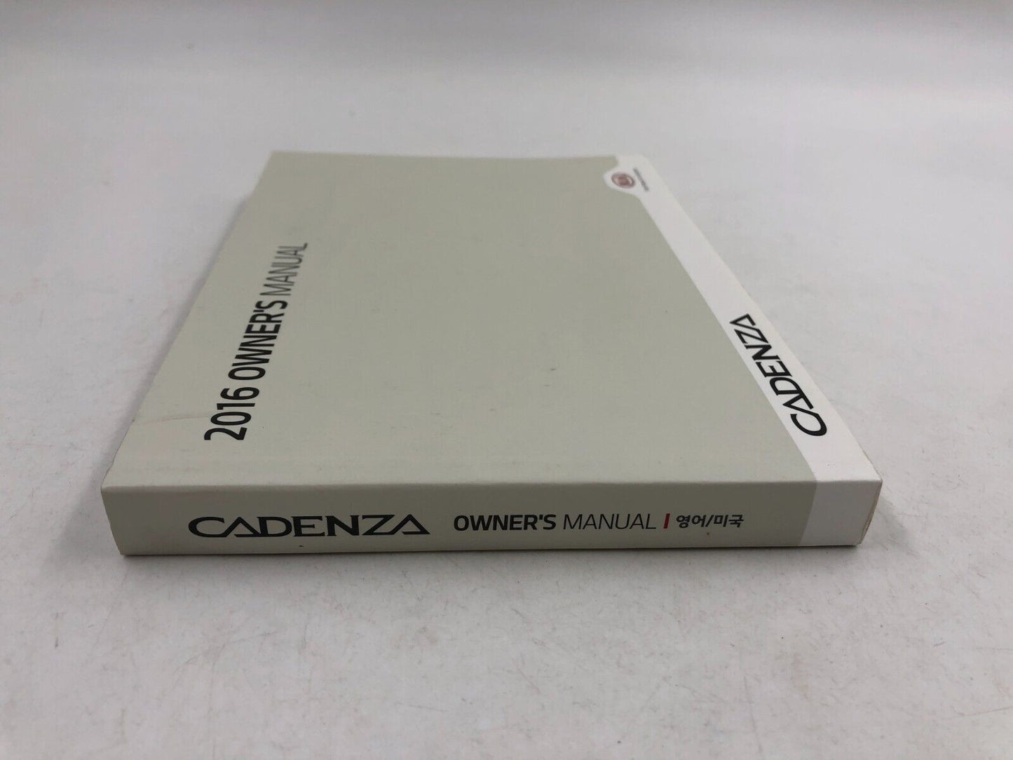 2016 Kia Cadenza Owners Manual OEM A03B19079