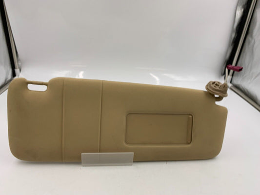 2004-2008 BMW 750i E65 E66 Passenger Sun Visor Sunvisor Tan Illuminate F02B42062