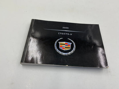 2005 Cadillac CTS CTS-V Owners Manual Set with Case OEM E02B25028