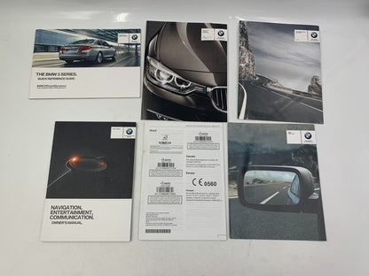 2013 BMW 5 Series Sedan Owners Manual Handbook Set with Case OEM E03B15021