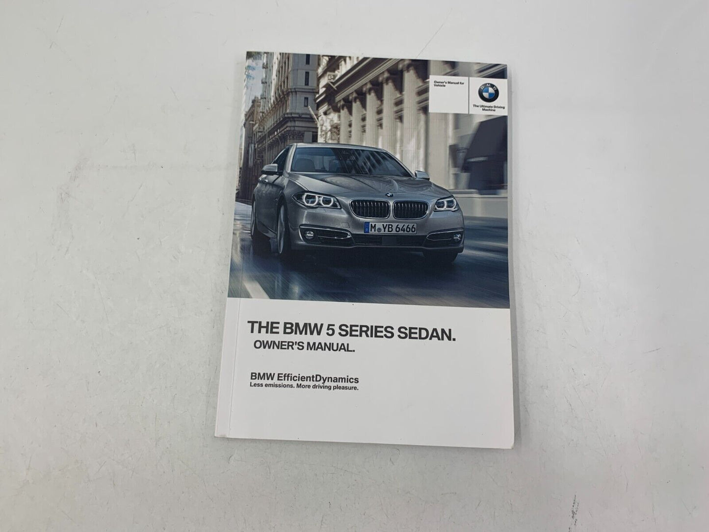 2013 BMW 5 Series Sedan Owners Manual Handbook Set with Case OEM E03B15021