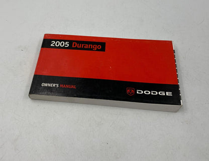 2005 Dodge Durango Owners Manual Handbook OEM G01B30056