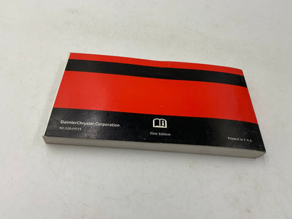 2005 Dodge Durango Owners Manual Handbook OEM G01B30056