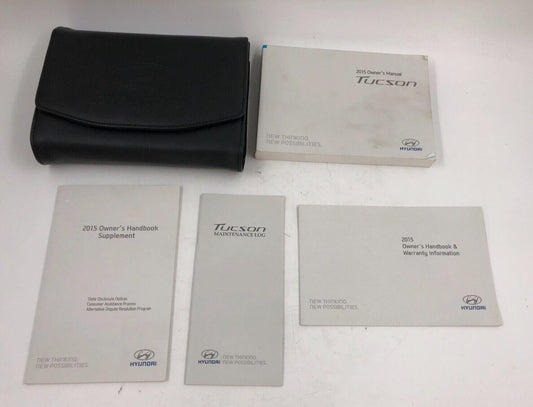 2015 Hyundai Tucson Owners Manual Handbook with Case OEM C03B54008