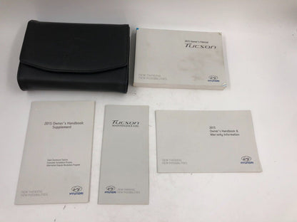 2015 Hyundai Tucson Owners Manual Handbook with Case OEM C03B54008