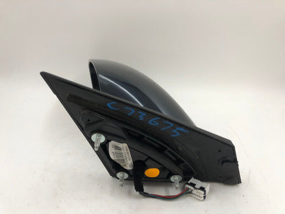 2011-2014 Hyundai Sonata Driver Side View Power Door Mirror Blue OEM F04B15054