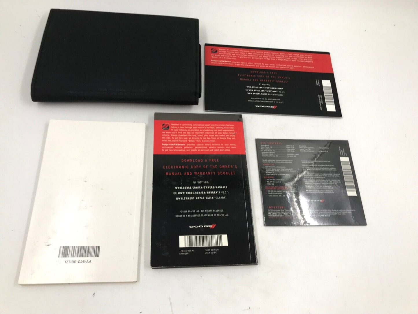 2017 Dodge Charger Owners Manual Set with Case OEM F04B34065