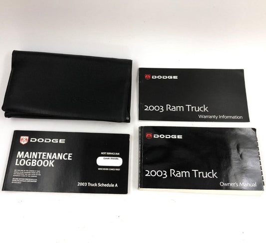 2003 Dodge Ram 1500 Classic Owners Manual Set with Case OEM B04B06006