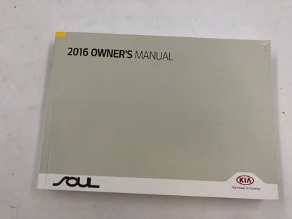 2016 Kia Soul Owners Manual Set OEM F04B17010