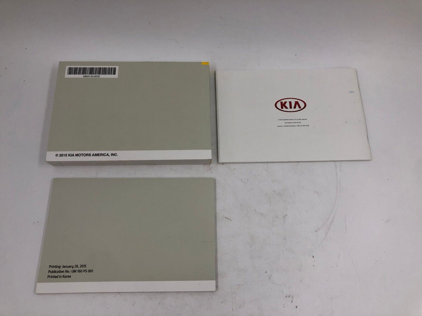 2016 Kia Soul Owners Manual Set OEM F04B17010