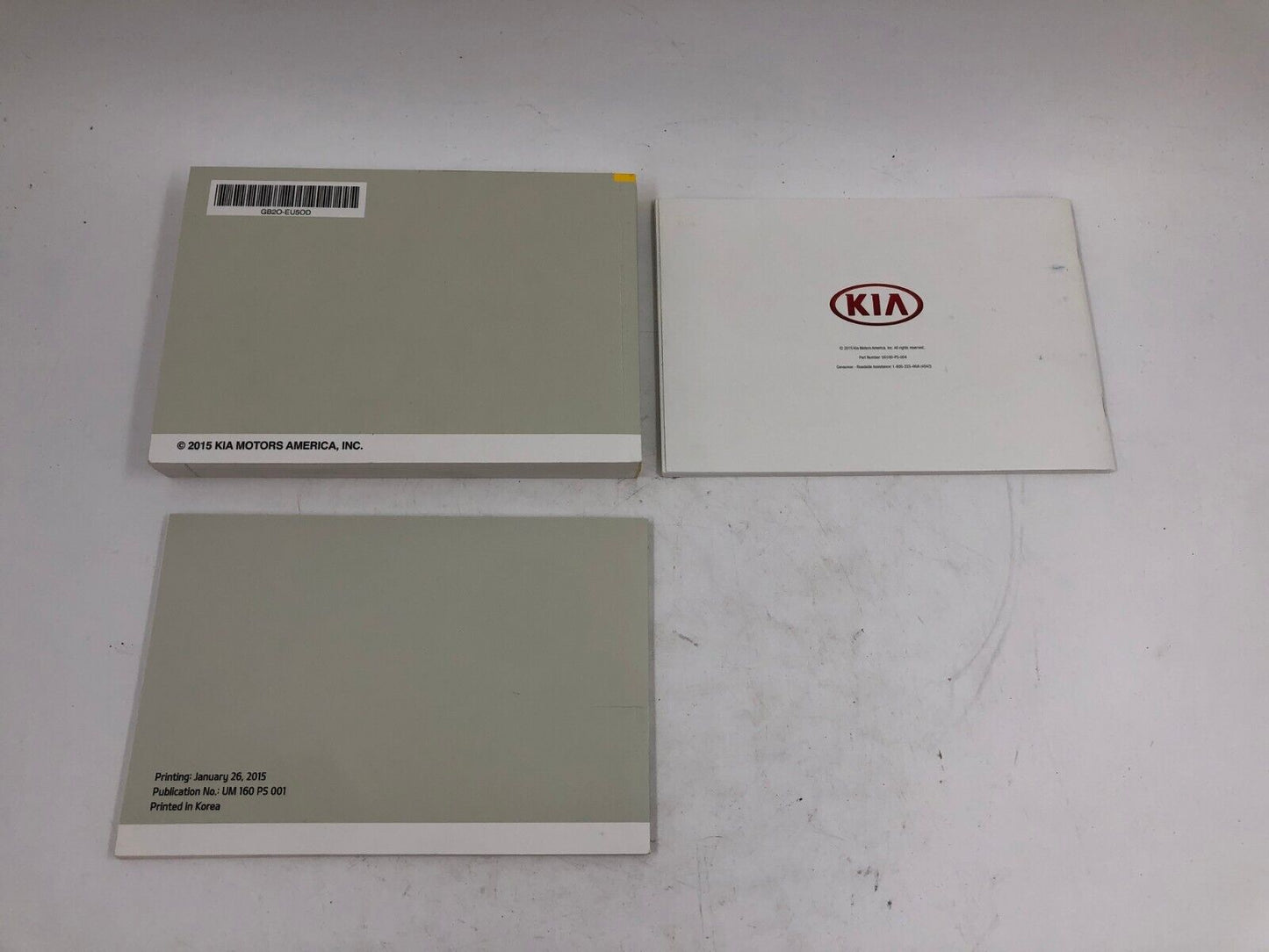 2016 Kia Soul Owners Manual Set OEM F04B17010