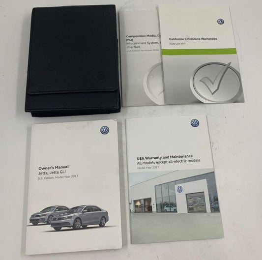 2017 Volkswagen Jetta GLI Owners Manual Set with Case OEM E04B07069