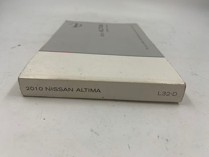 2010 Nissan Altima Owners Manual OEM F01B26059