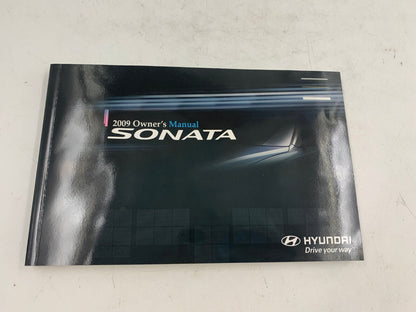 2009 Hyundai Sonata Owners Manual with Case OEM F04B35010