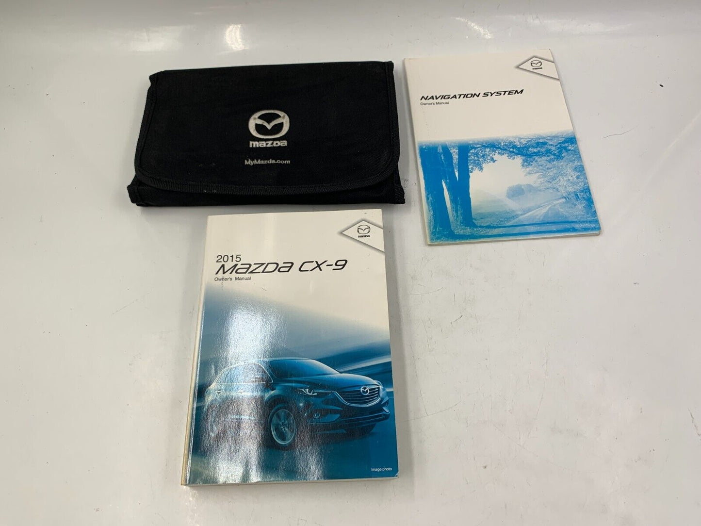 2015 Mazda CX-9 CX9 Owners Manual Handbook Set with Case OEM F04B12036