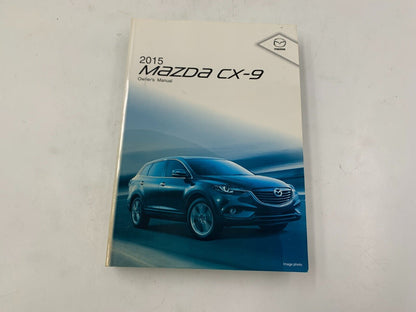 2015 Mazda CX-9 CX9 Owners Manual Handbook Set with Case OEM F04B12036