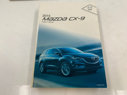 2015 Mazda CX-9 CX9 Owners Manual Handbook Set with Case OEM F04B12036