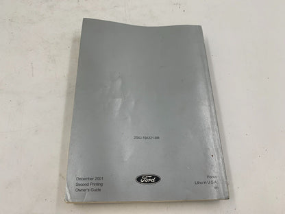 2002 Ford Focus Owners Manual OEM F04B13012