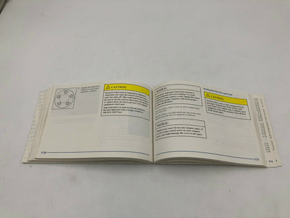 1999 Chevy Cavalier Owners Manual Handbook OEM F04B14064