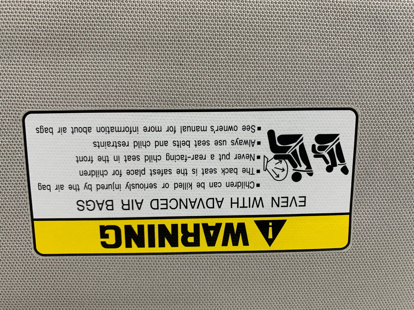 2013-2019 Hyundai Santa Fe Driver Sun Visor Sunvisor Gray OEM J01B31028