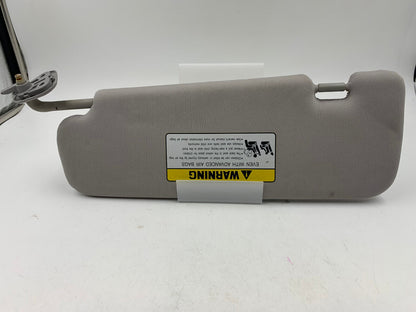 2011-2015 Hyundai Sonata Passenger Sun Visor Sunvisor Gray OEM C02B31060