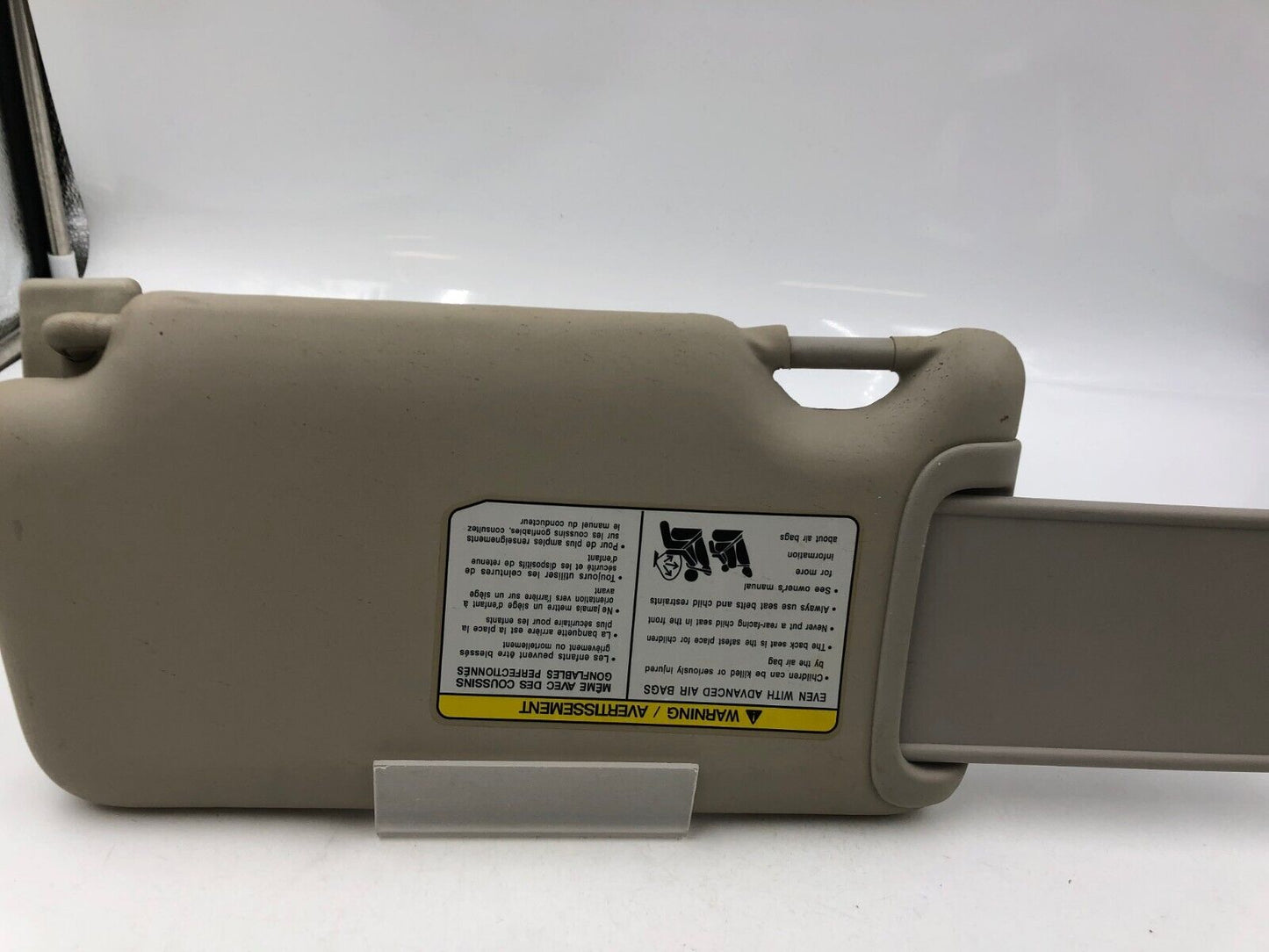 2013-2015 Nissan Versa Sedan Passenger Sun Visor Sunvisor Gray OEM C02B31062