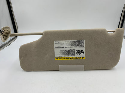 2004 Ford Taurus Passenger Sun Visor Sunvisor Beige OEM C02B31064