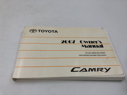 2007 Toyota Camry Owners Manual Set OEM E04B20079