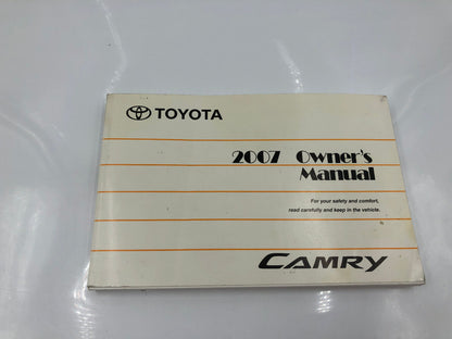 2007 Toyota Camry Owners Manual Set OEM E04B20079