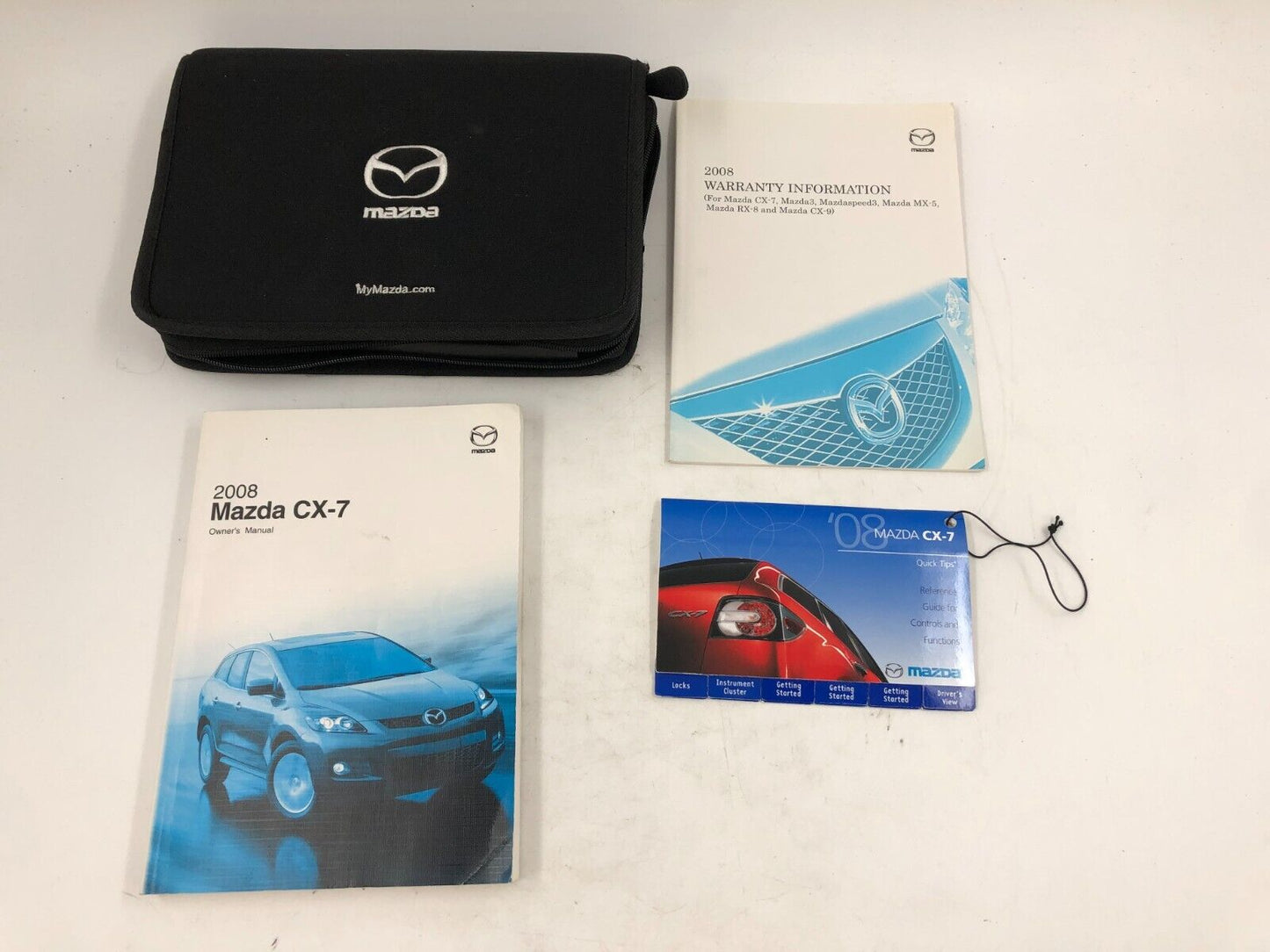 2008 Mazda CX7 CX-7 CX 7 Owners Manual Set with Case OEM B02B29002