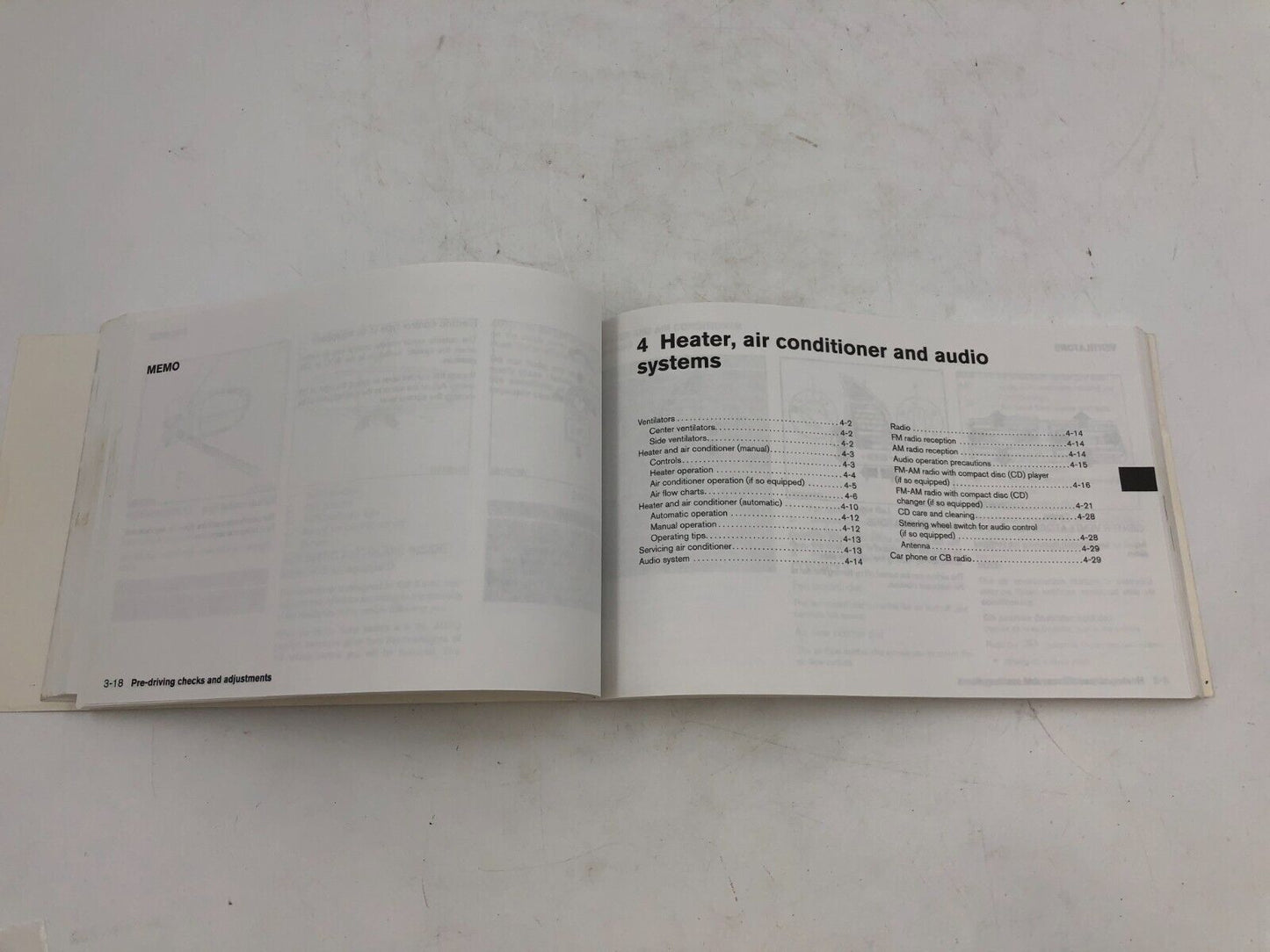 2004 Nissan Altima Owners Manual OEM B02B34028