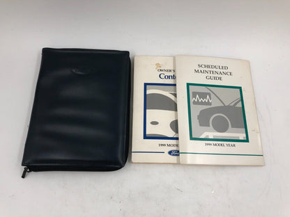 1999 Ford Contour Owners Manual Set with Case OEM B02B28009