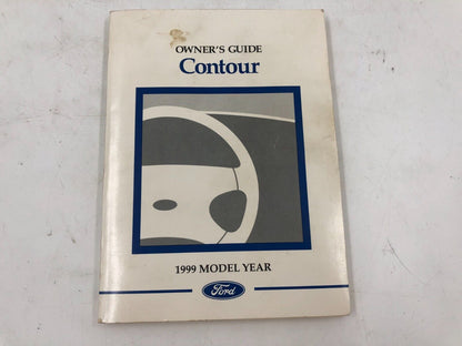 1999 Ford Contour Owners Manual Set with Case OEM B02B28009