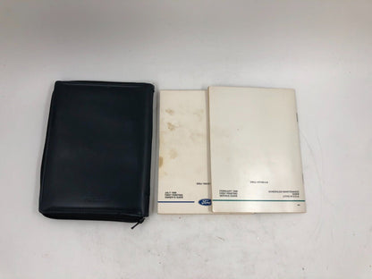 1999 Ford Contour Owners Manual Set with Case OEM B02B28009