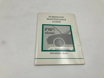 1999 Ford Contour Owners Manual Set with Case OEM B02B28009