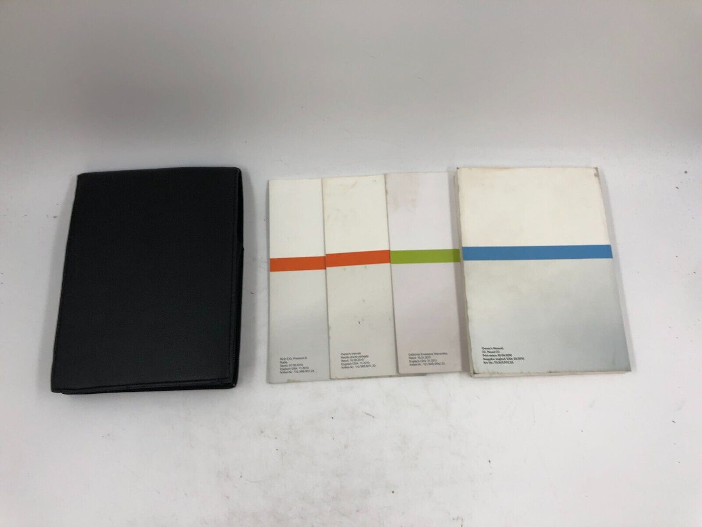 2011 Volkswagen Passat CC Owners Manual Set with Case OEM B02B28011